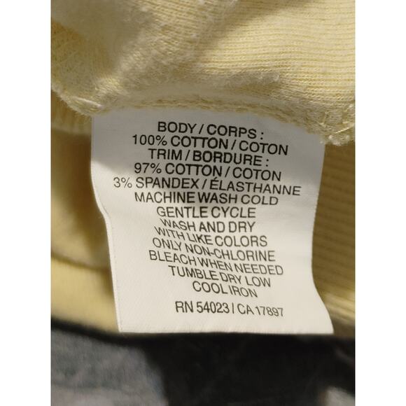 Old Navy Crop Cardigan Sweater Shawl Collar Stretch Knit Yellow Womens Size M - Picture 5 of 5